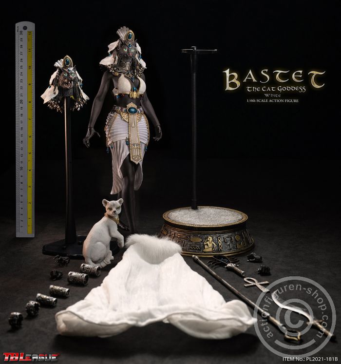 pl2021-181b-119AHZQlfjfo1J6 Bastet - The Cat Goddess - White Version