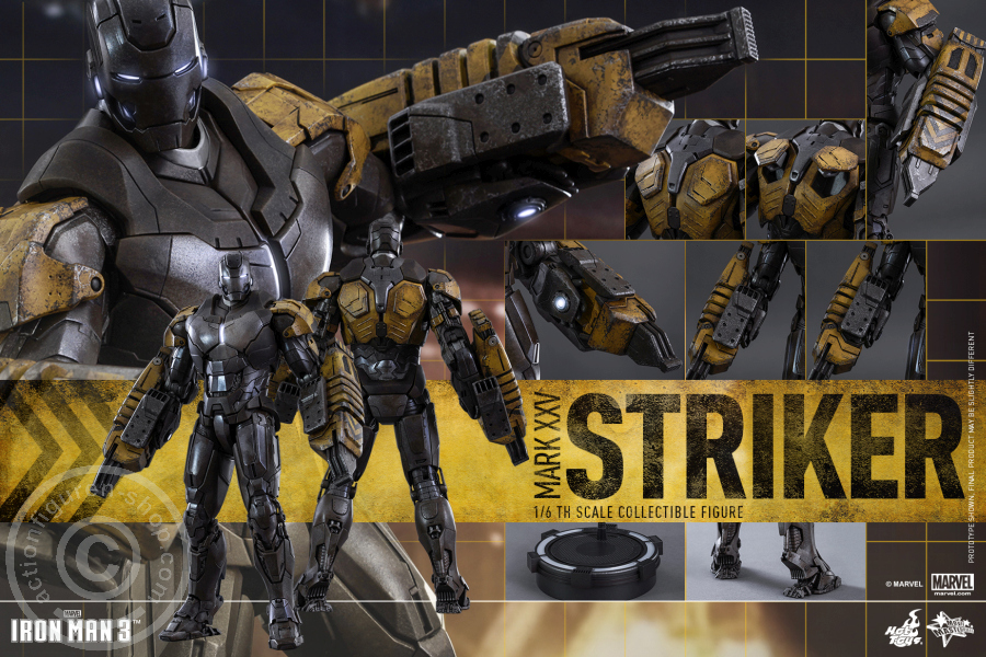 176369-15EB6T3GrmtlNVC Iron Man 3 - Striker (Mark XXV) - MMS277
