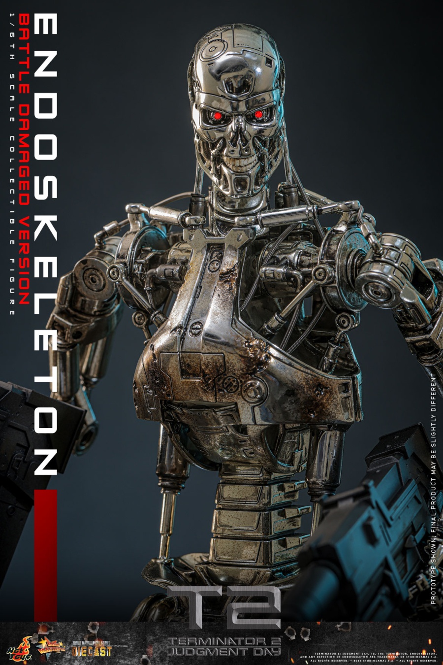 Hot Toys – MMS840D77 - Terminator 2: Judgment Day - 1/6th scale Endoskeleton (Battle Damaged Version) Collectible Figure Hot Toys – MMS840D77 - Terminator 2: Judgment Day - 1/6th scale Endoskeleton (Battle Damaged Version) Collectible Figure