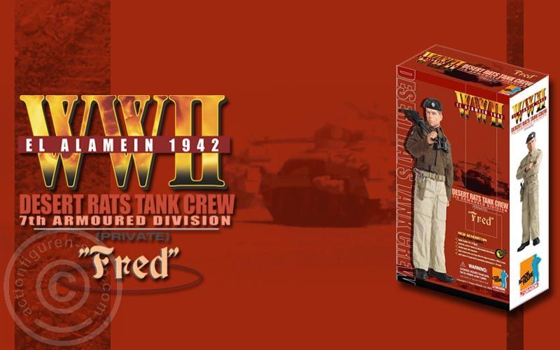 73099-11 Fred - Desert Rats Tank Crew - History CHannel Exclsuive