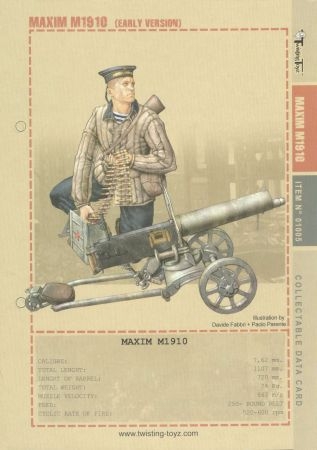 Maxim M1910 Maschinengewehr - Early Version