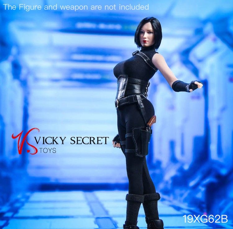 VST19xG62B-06 Female Assassin Cloth set - black