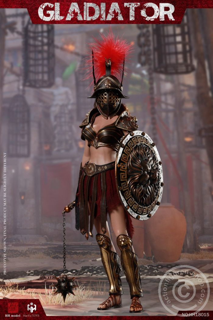 HH18015-01 Gladiator (Deluxe Edition) + Female Gladiator (red version)