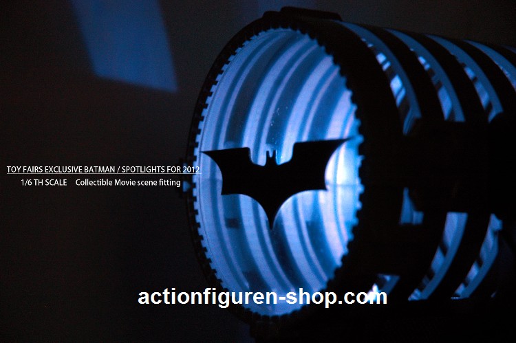 DrExLi-10 Bat Spotlight /working LED - in 1:6 scale