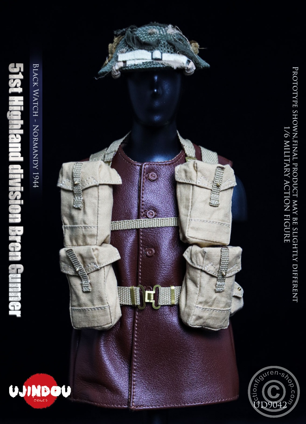 51st Highland Division Bren Gunner - Black Watch - Normandy 1944 - in 1/6 scale 51st Highland Division Bren Gunner - Black Watch - Normandy 1944 - in 1/6 scale