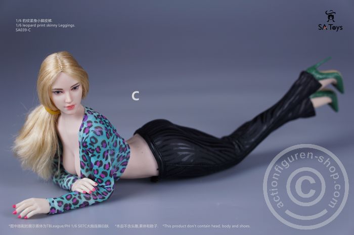 SATSA039C-05 Leopard Top & Skinny Leggins - C
