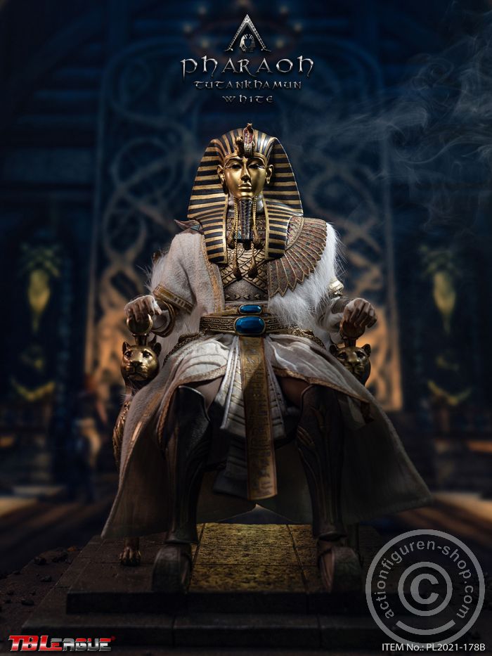 PL2021-178B-05 Pharaoh Tutankhamun - White