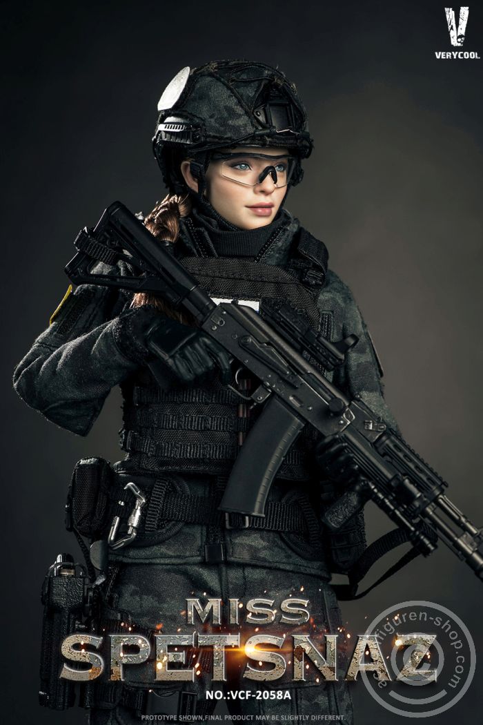 VCF2058A-09 Miss Spetsnaz 2.0 in MCB Camouflage - black Vest
