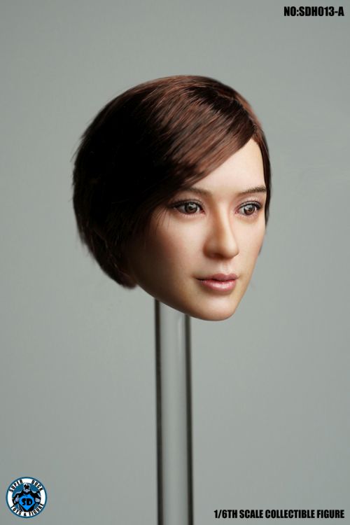 sdh013a-037zHES4RLnFTyP Female Head - red-brown - short Hair