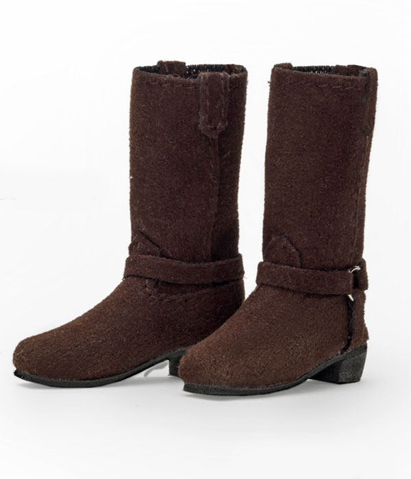 Boots - Wildleder - braun