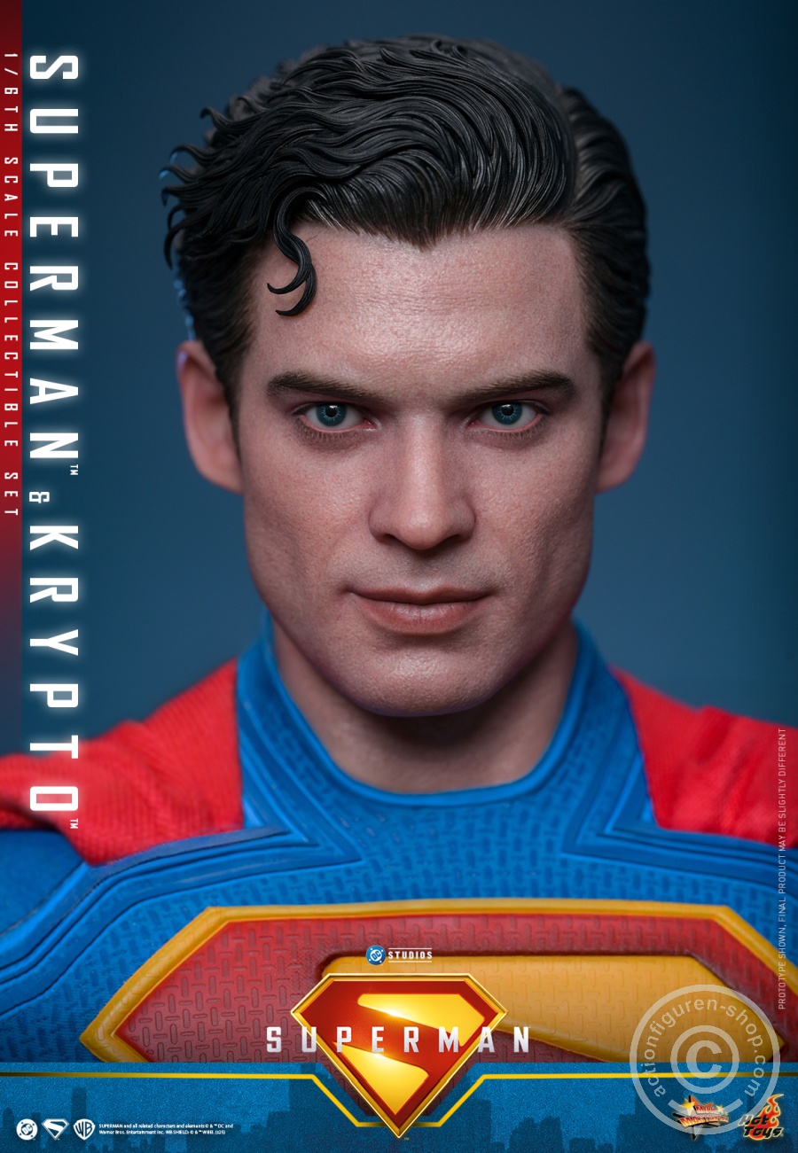 Hot Toys – MMS812 - Superman - 1/6th scale Superman & Krypto Collectible Set Hot Toys – MMS812 - Superman - 1/6th scale Superman & Krypto Collectible Set