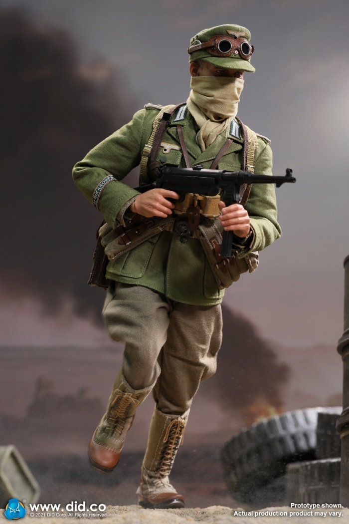 80151-47ByBSaajDjocfc Wilhelm - WWII German Africa Korps Infantry Captain