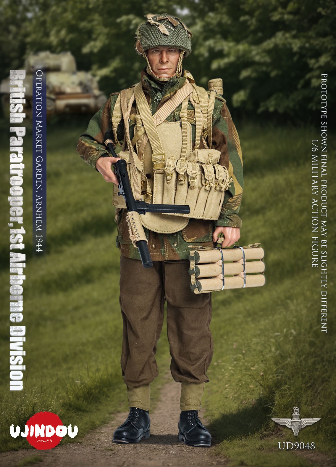 British Paratrooper - 1st Airborne Division - Operation Market Garden - Arnhem 1944