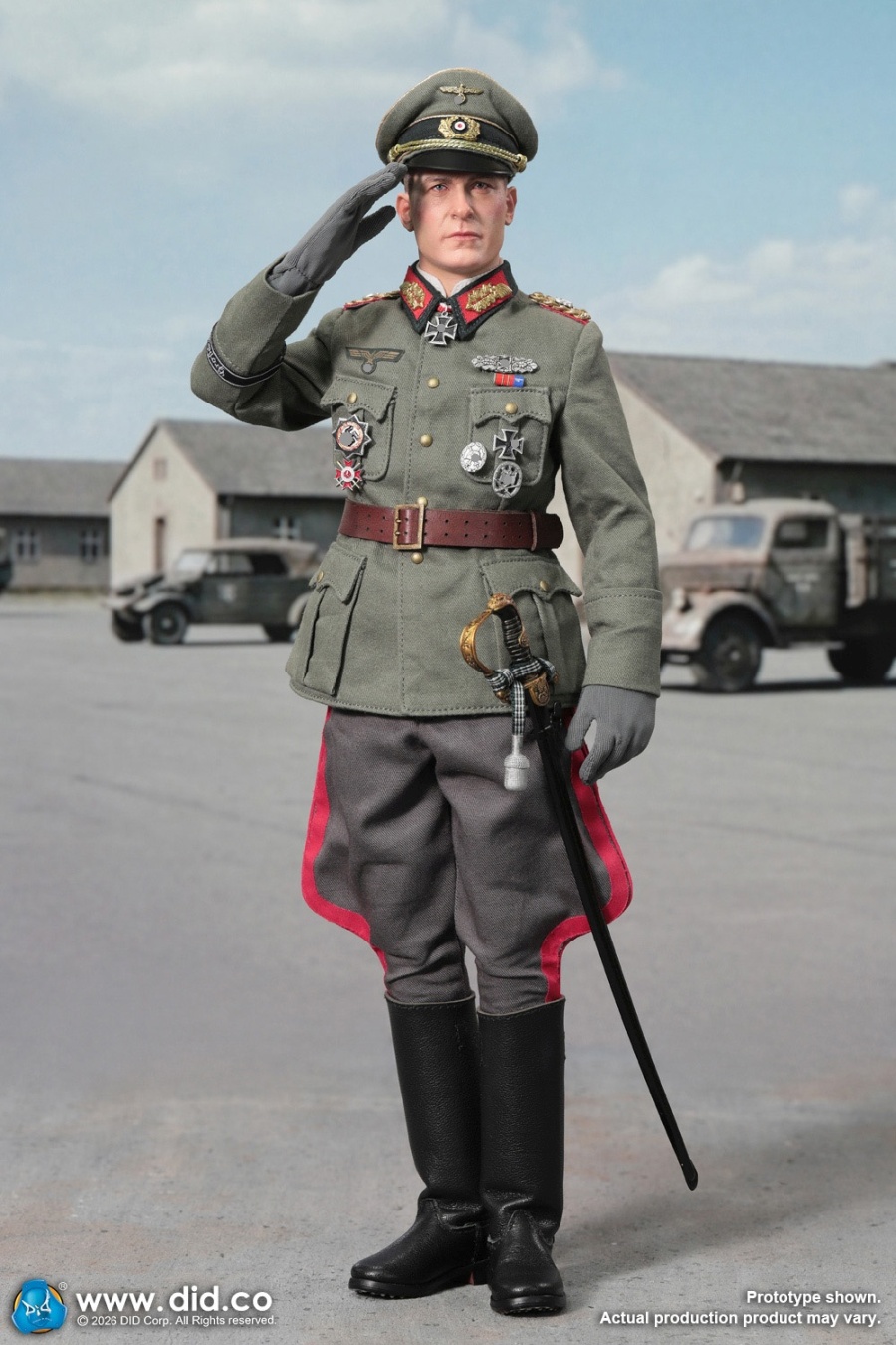 Otto Remer - WWII German Wehrmacht Officer - in 1/6 scale