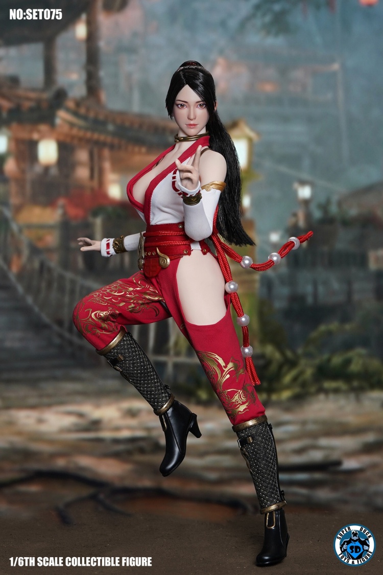 Kung Fu Goddess Character Set - red