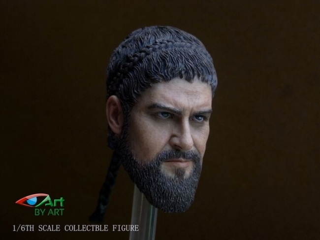 BYArt001-03 Gerard - Warrior - Head & Copper Helmet