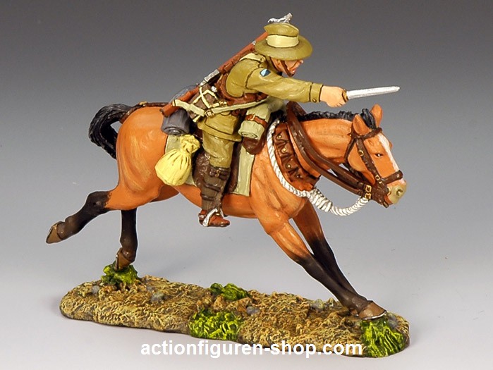 Figurine King & Country RA082 – RNI Charge Avec PPSH41 (54mm Plomb Peint)