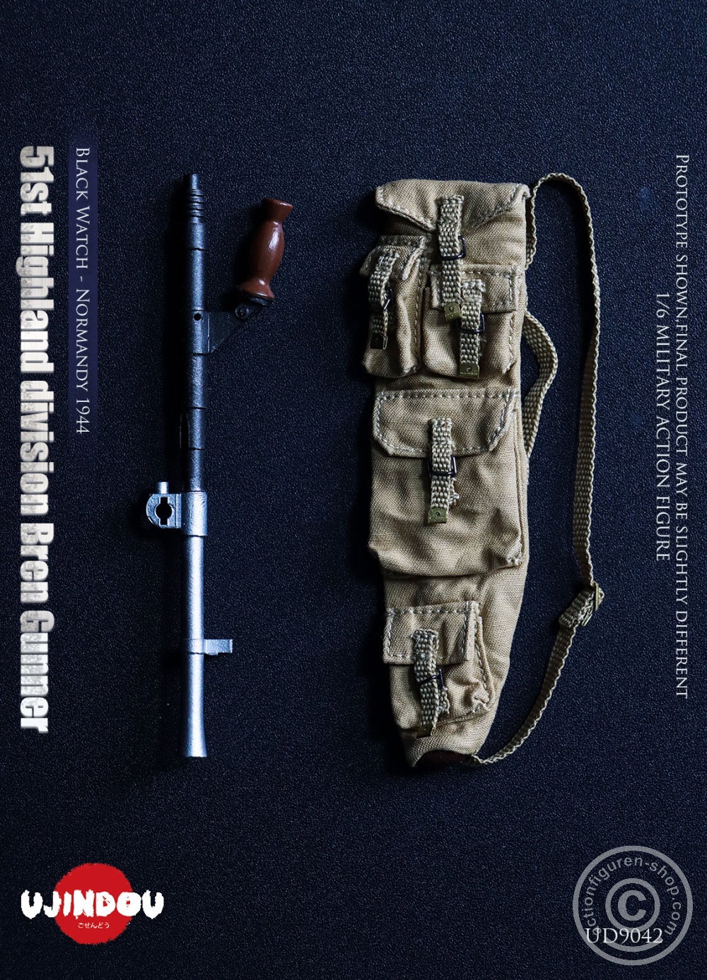 51st Highland Division Bren Gunner - Black Watch - Normandy 1944 - in 1/6 scale 51st Highland Division Bren Gunner - Black Watch - Normandy 1944 - in 1/6 scale