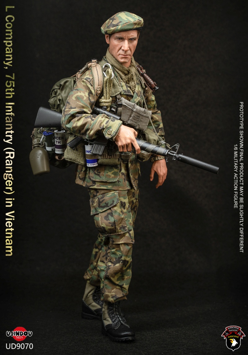 U.S. ARMY L Company - 75th Infantry (Ranger) in Vietnam - in 1/6 scale