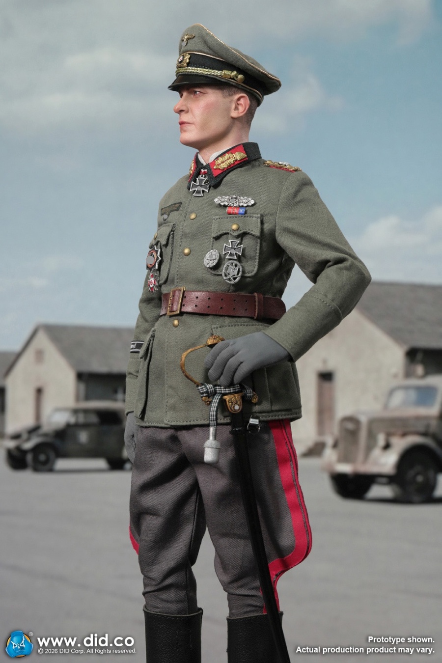 Otto Remer - WWII German Wehrmacht Officer - in 1/6 scale