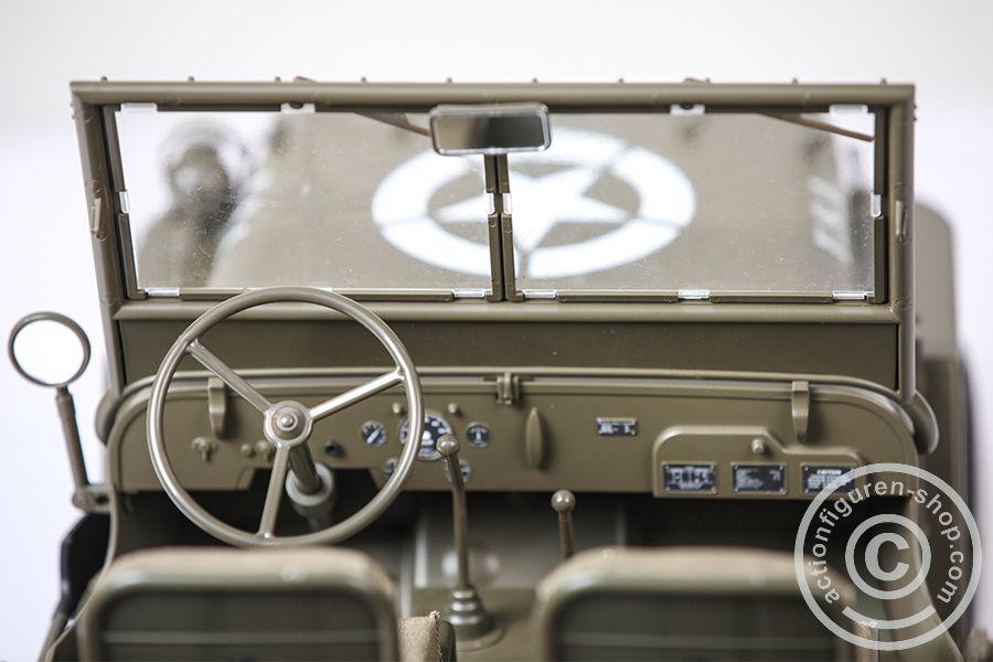 Mirror Set for Willys Jeep - 1/6 scale