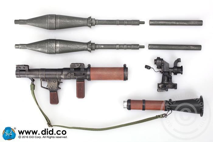 80112-39jXikwLMaUc17p RPG-7 Raketenwerfer mit 2 Granaten