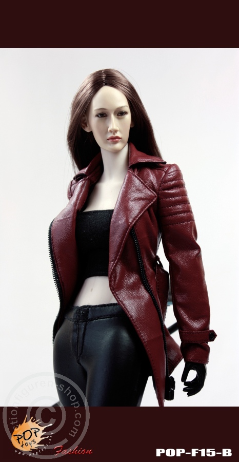 PTF15B-04 Female Agent Nikita Outfit Set - rot