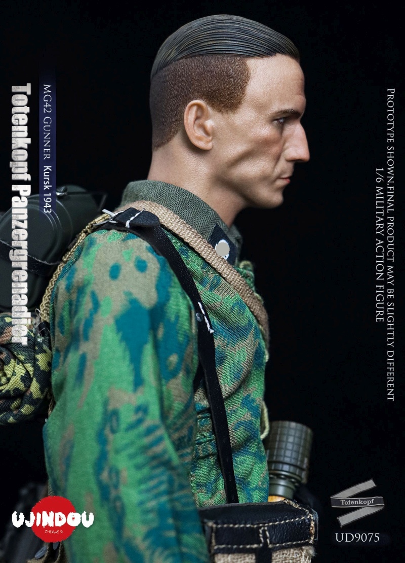 WWII Totenkopf Panzergrenadier - MG42 Gunner Kursk 1943 - in 1/6 scale