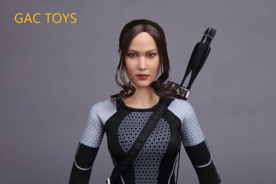 Female Head - brown Hair w/ Pigtail