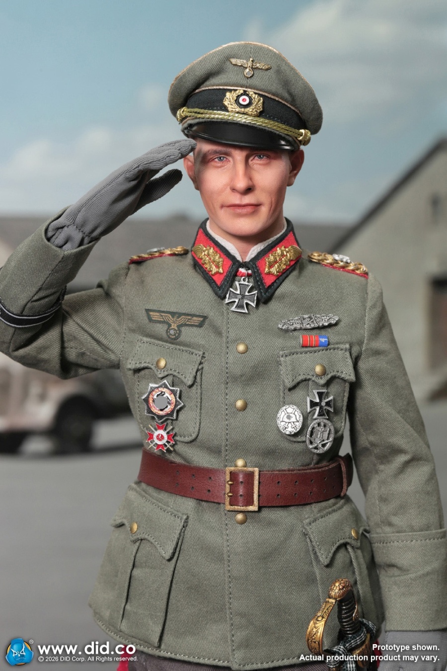 Otto Remer - WWII German Wehrmacht Officer - in 1/6 scale
