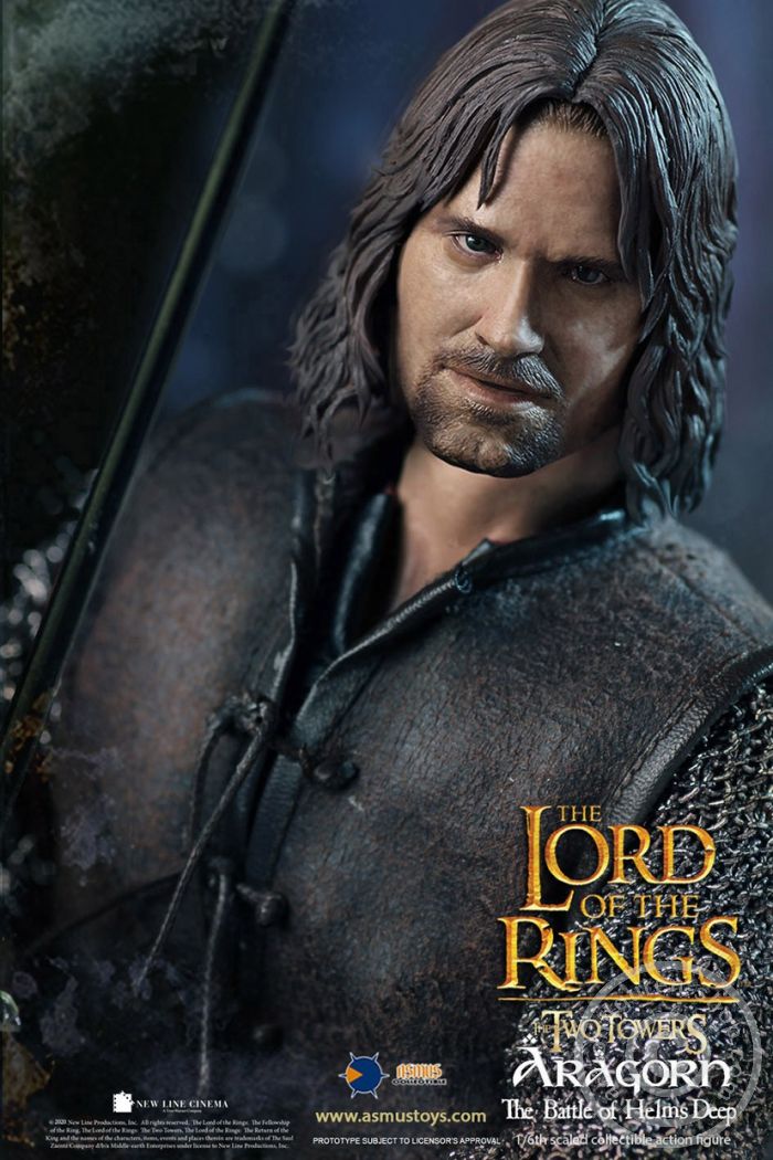 LOTR062-06 Aragorn at Helms Deep - LOTR