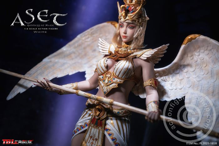 PL2021-185B-10 Aset Goddess of Magic - White Version
