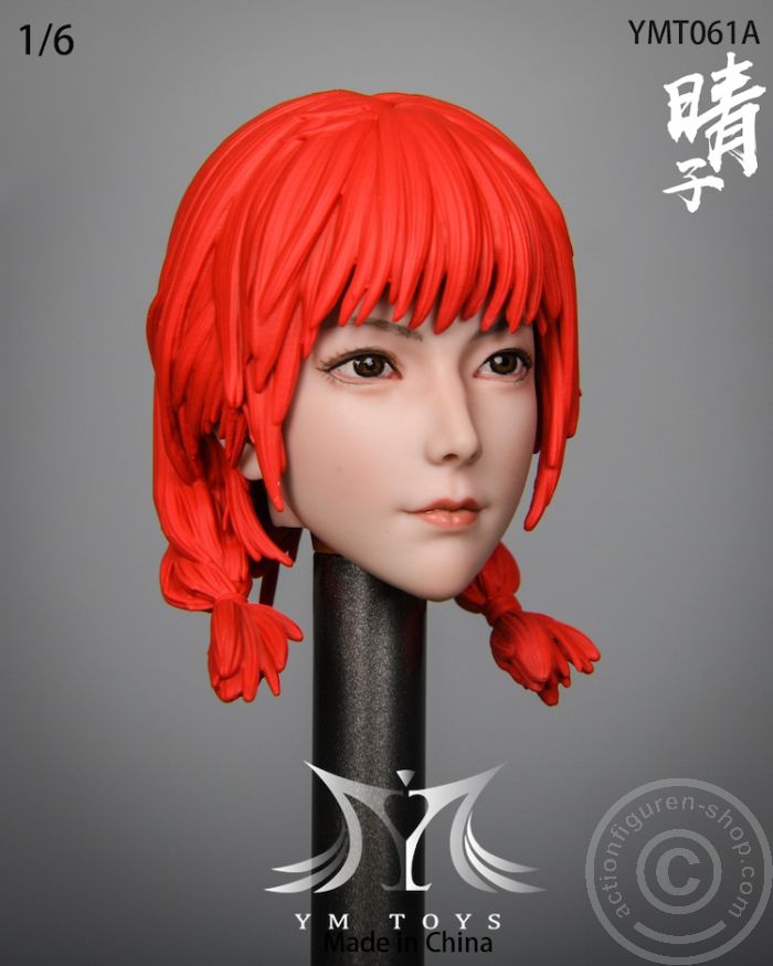 Head - w/ 3 different Hair Parts