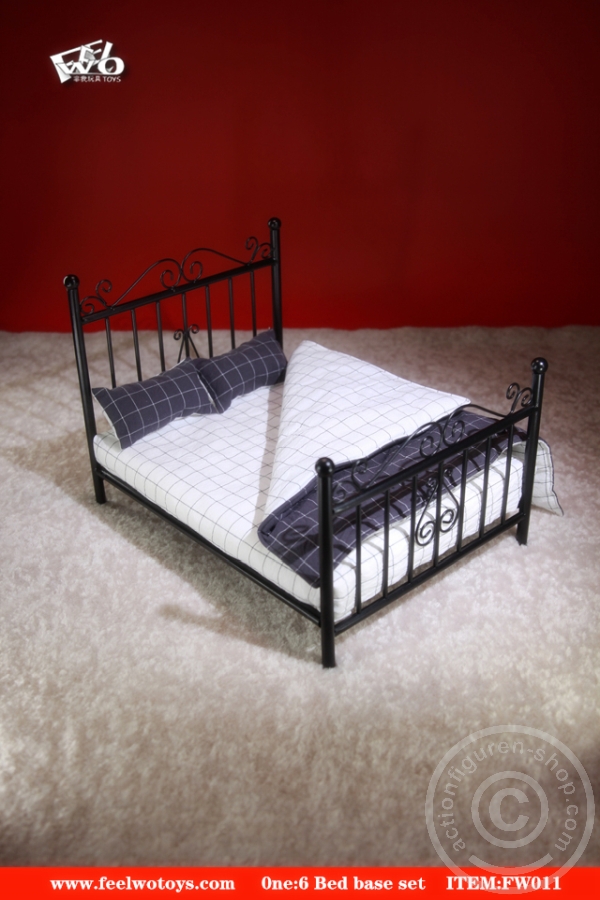 Bed - Metall - black