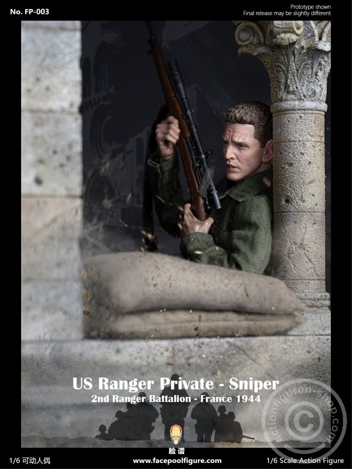 FP003B-19 Sniper Private Jackson US Army Ranger - Special Edition w/ Diorama