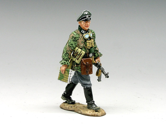 Marching Waffen-SS Officer