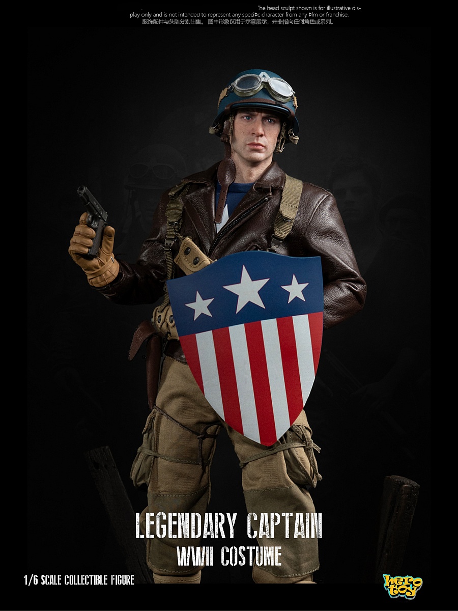Legendary Captain in WWII Costume - Special Edition - in 1/6 scale
