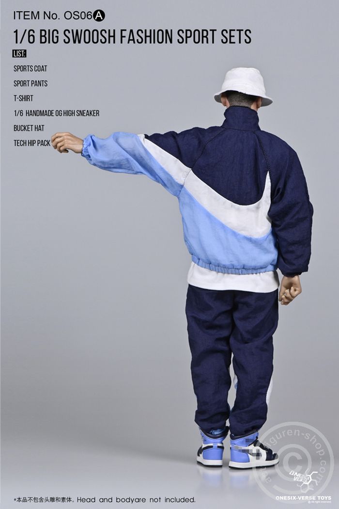 Big Swoosh Fashion Sport Set - blue