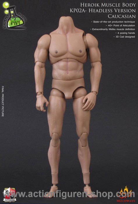 Heroik Muscle Body - TAN - No Head