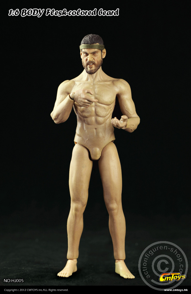 CMTHJ005-04 Muskel Body w/ Head - Caucasian