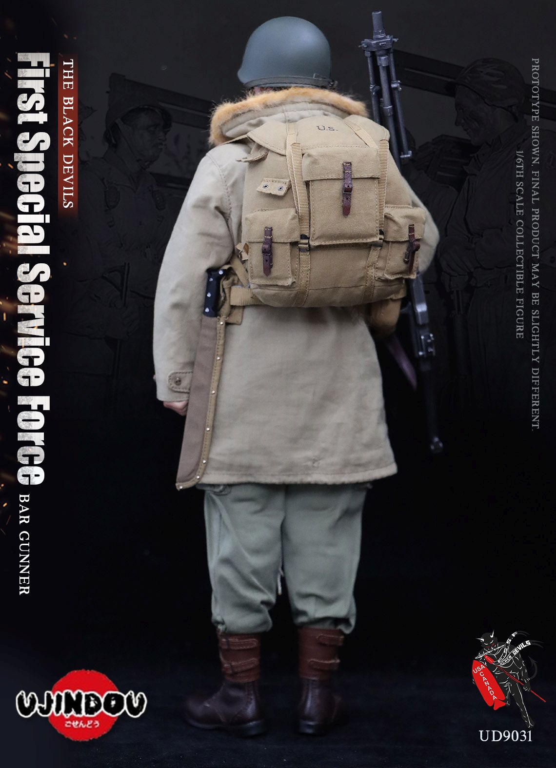 First Special Service Force - BAR Gunner - The Black Devils