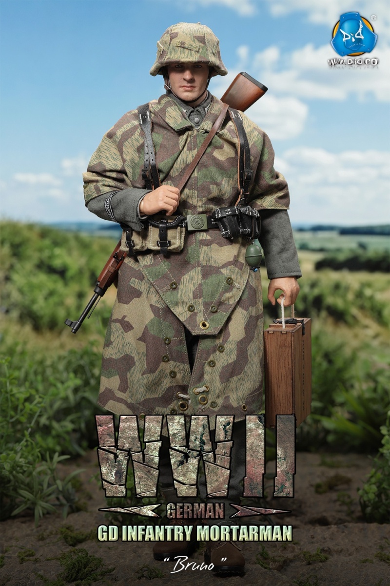 Bruno - WWII German GD Infantry Mortarman - in 1/6 scale