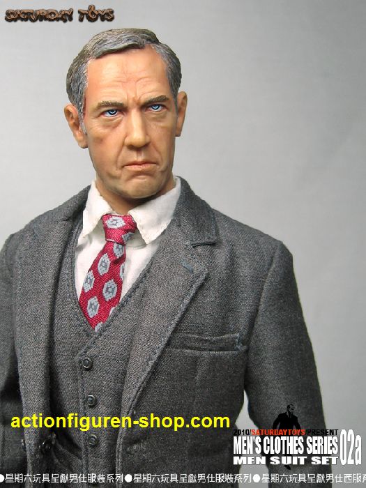 STMS02g-14 Men Suit Set 02 - grey