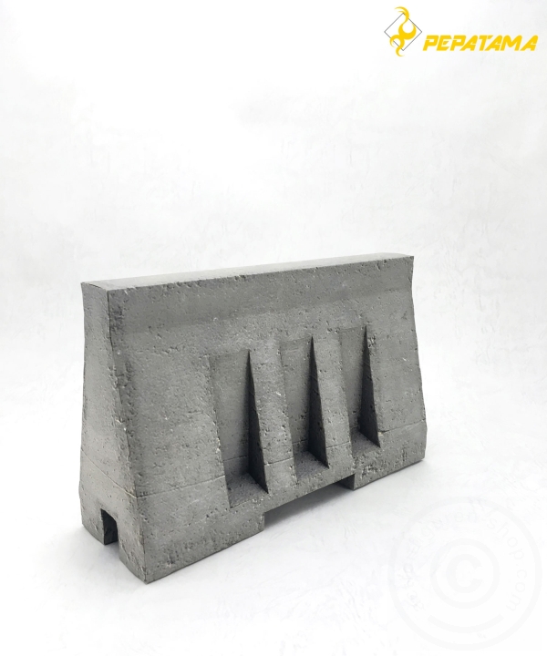 Concrete Barrier - Paper Diorama