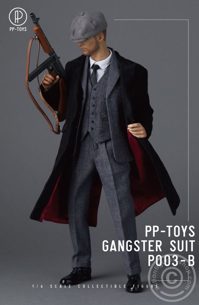 Gangster Suit - Peaky Blinders Set - grey