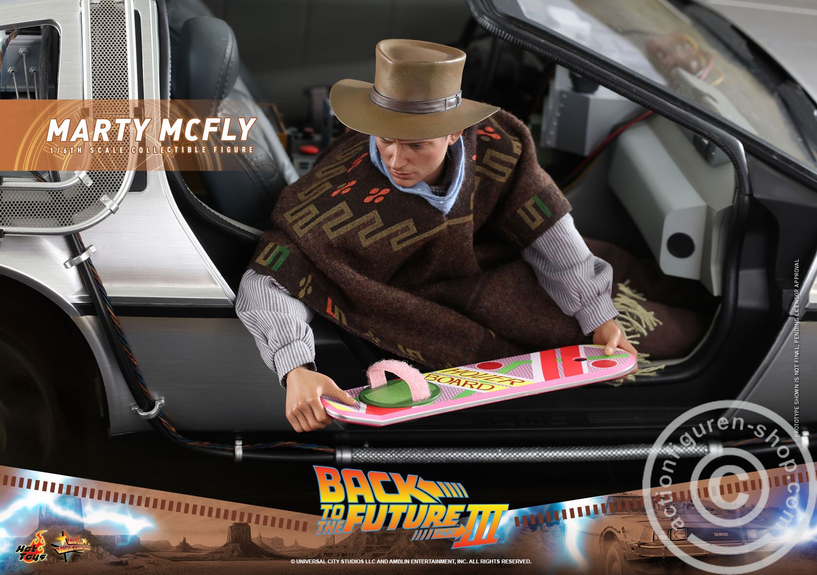Back To The Future Part III - Marty McFly - MMS616 Back To The Future Part III - Marty McFly - MMS616