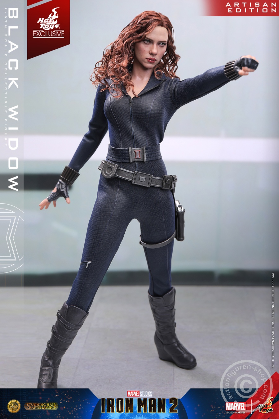 Iron Man 2 - 1/6th scale Black Widow Collectible Figure (Artisan Edition) - MMS757AE