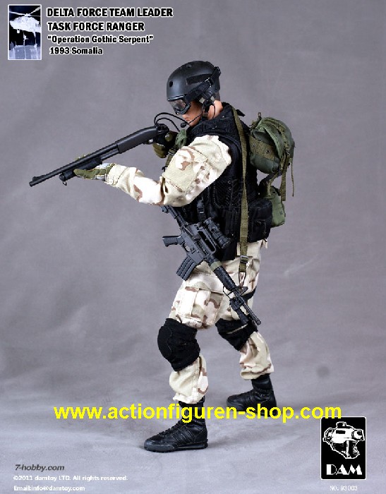 ミリタリー DELTA FORCE TEAM LEADER TASK FORCE 1/6 Damtoys 93003 Delta Force Team Leader Task Force Ranger