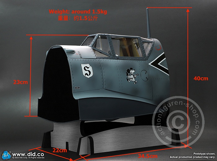 Bf109 Cockpit (Grey Blue)