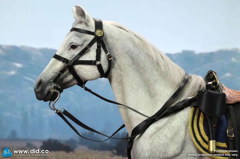 Civil War White War Horse (Standing) - 1/6 scale